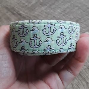 ⚡2/$10⚡Vineyard Vines light green anchor & wave belt, L